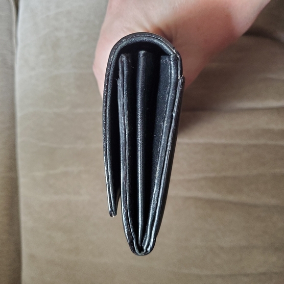 KATE SPADE TOMPKINS SQUARE FLAP CHRISSY Wallet In Black - Picture 3 of 10